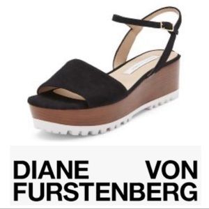 DVF Jessie Flatform Sandal Size 9.5